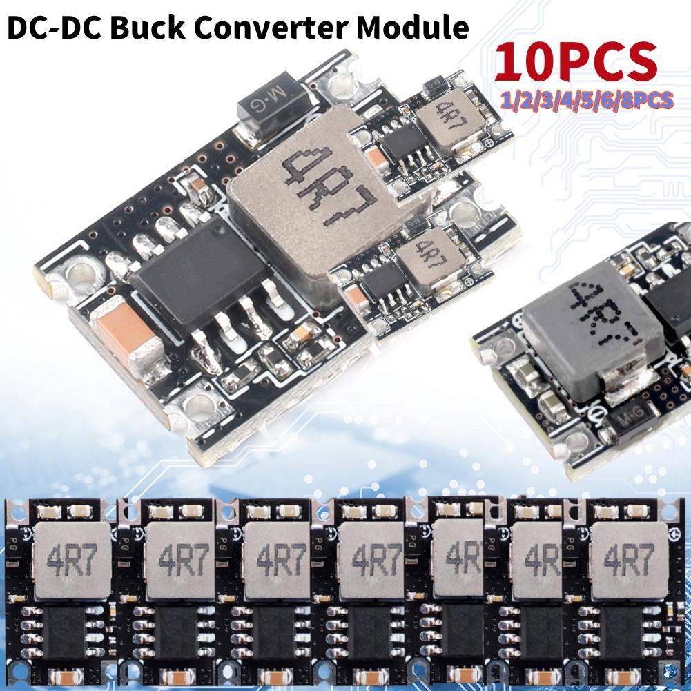DC-DC Buck Converter Step Power Supply Module 1-10PCS 5V-30V To 3.3V 5V 9V 12V 3A Voltage Regulator for Car Motorcycle Battery