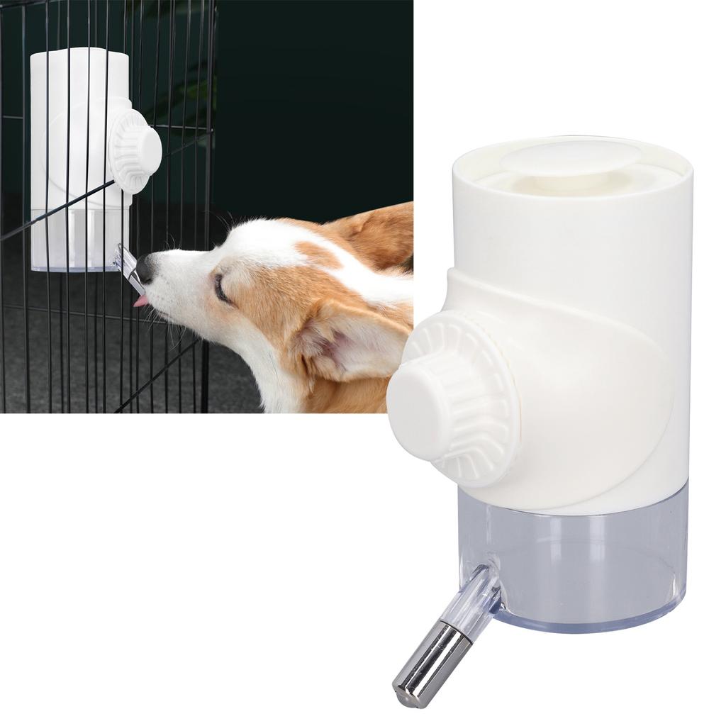 Dog Cage Water Bottle Hanging Automatic Water Feeding Dog Kennel Cage Water Dispenser for Pet Supplies