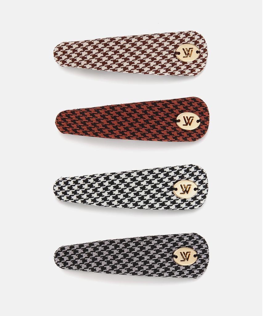 White Sands Houndstooth Hair Clip Alberta (4 Colors)