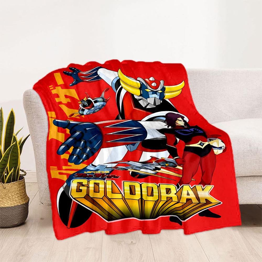 Giant Robot Adventure Flannel Blanket-Soft and Suitable for Sofas,Beds,Offices,Travel,All Seasons,Great Gift for Holidays and Birthdays.