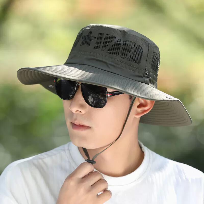 Unisex Quick-Dry Outdoor Wide-Brim Sun Hat