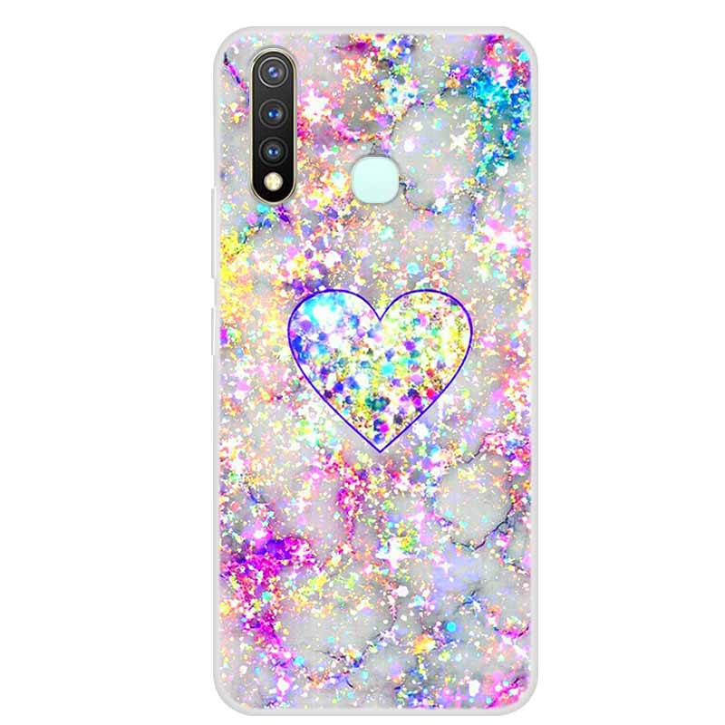Per Vivo 1915 / Y19 /U3 Custodia Bumper Silicone TPU Copertura Posteriore Morbida Per Vivo Y19 Y 19 VivoY19 Custodia Cartone animato fundas su Vivo1915 Coque