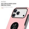 For iPhone 17 Pro Case PC + TPU Phone Cover with Rotatable Ring Holder