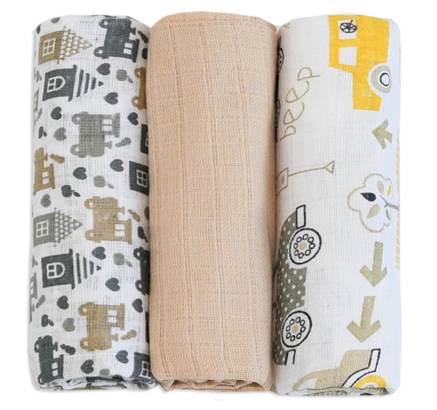 Cloth diapers, 3 pieces (set R)