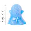 Creative Crystal Ghost Figurine Ghost Shaped Natural Crystal Ghost  Desk Decoration