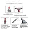 Flat Suction Nozzle Head For Dyson V7 V8 V10 V11 V12 V15 Vacuum Cleaner Mattress Brush Head Round Brush Soft Brush Parts