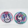 100 Girls You Cartoon Anime 58mm Laser Brooch Pin Characters Yoshimoto Shizuka Eiai Nano Pendant Jewelry