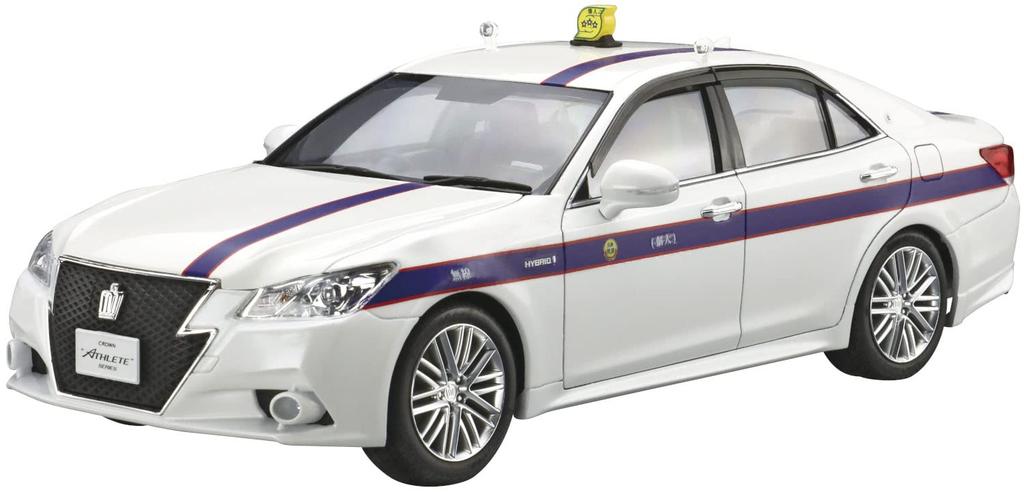Aoshima Bunka Kyozai Die Modellauto-Serie SP03 Toyota AWS210 Crown Athlete G 2013 Tokioter Verband privater Taxiunternehmen Kunststoff