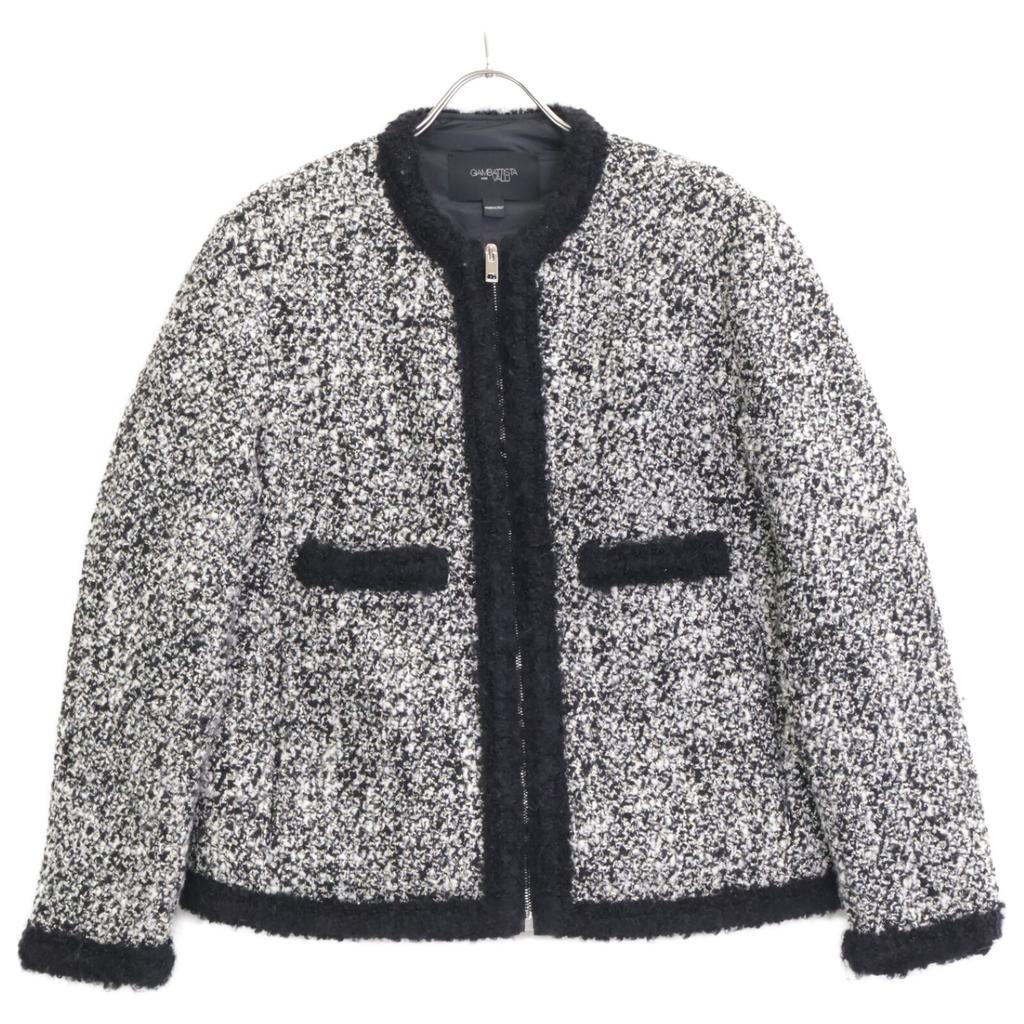 Giambattista Valli 20FWPVCA8006-17BOU Black All-Over Print Padded Jacket Jacket 38 blackUsed