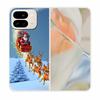For Google Pixel 9 Pro Fold Case Pixel Fold Christmas Cute Clear Hard Plastic PC Phone Back Cover For Google Pixel9 Pro Fold 5G