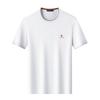 MONTAGUT Men's Faux Layered Breathable Embroidered Short Sleeve T-Shirt