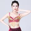 Adjustable Straps Belly Dance Tops Beaded Tassels Sparkly Bra Charming Dance Wear Women