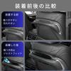 Smart Labo Seat Handle Storage Pockets for Toyota Alphard Vellfire Set of ABS Rear Seat Custom Interior Black Eligible Invoices (40 Series) / (40