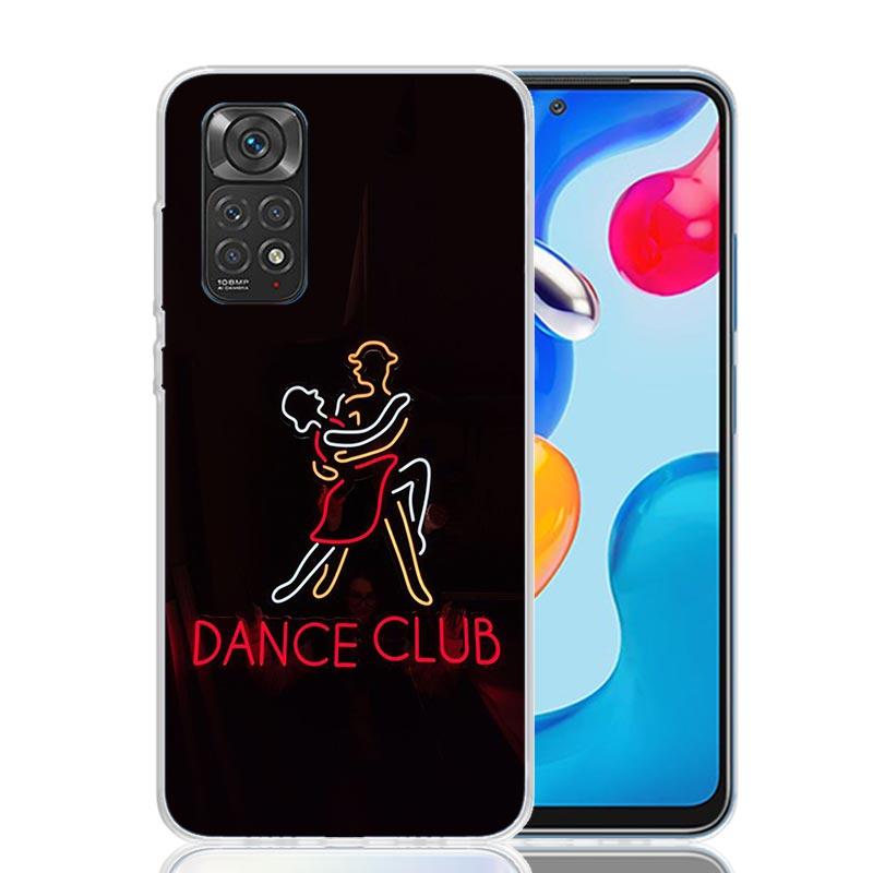 I Love Dance Phone Case For Xiaomi Redmi Note 15 14 13 12S 12 Pro Plus 11S 11E 11 11T 10S 10 Art Soft Pattern Cover Redmi Note 1