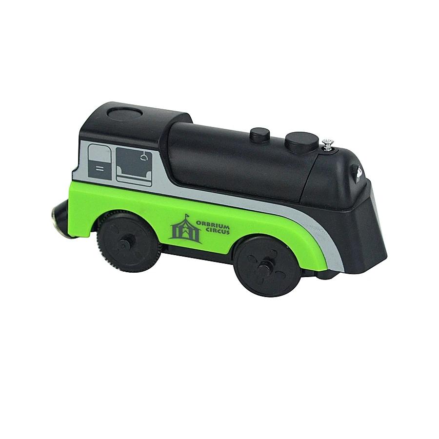 Magnetic Electric Train Diecast Slot With Doll Toy Locomotive Electric Car Wood Track Railway Compatible Rail Train for Kid