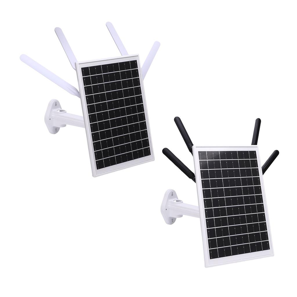 Solar WiFi 6 Extender IP66 Water Proof Solar Wifi Extender Signal Booster 18000 MAh Battery with SIM Card Slot for Camping RVs