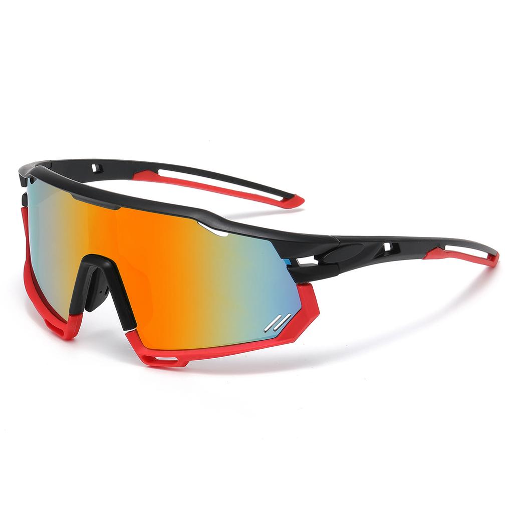 New Cross Border Cycling Sunglasses Outdoor Sports Colorful Windproof Men's Women's Large Frame Mountaineering Glasses