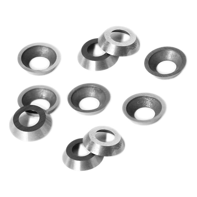 652F Ci5 8.9mm Round Inserts Cutters For DIY Lathe Woodworking Finisher Hollower Tools Replacement Set