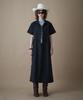 PENFIELD Cn Open Collar Half Shirt Dress Black_Fr2Ws51F