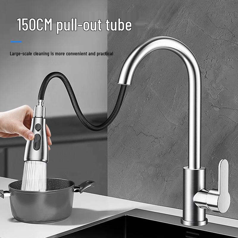 Yuzhuxun Universal Pull-Out Kitchen Faucet