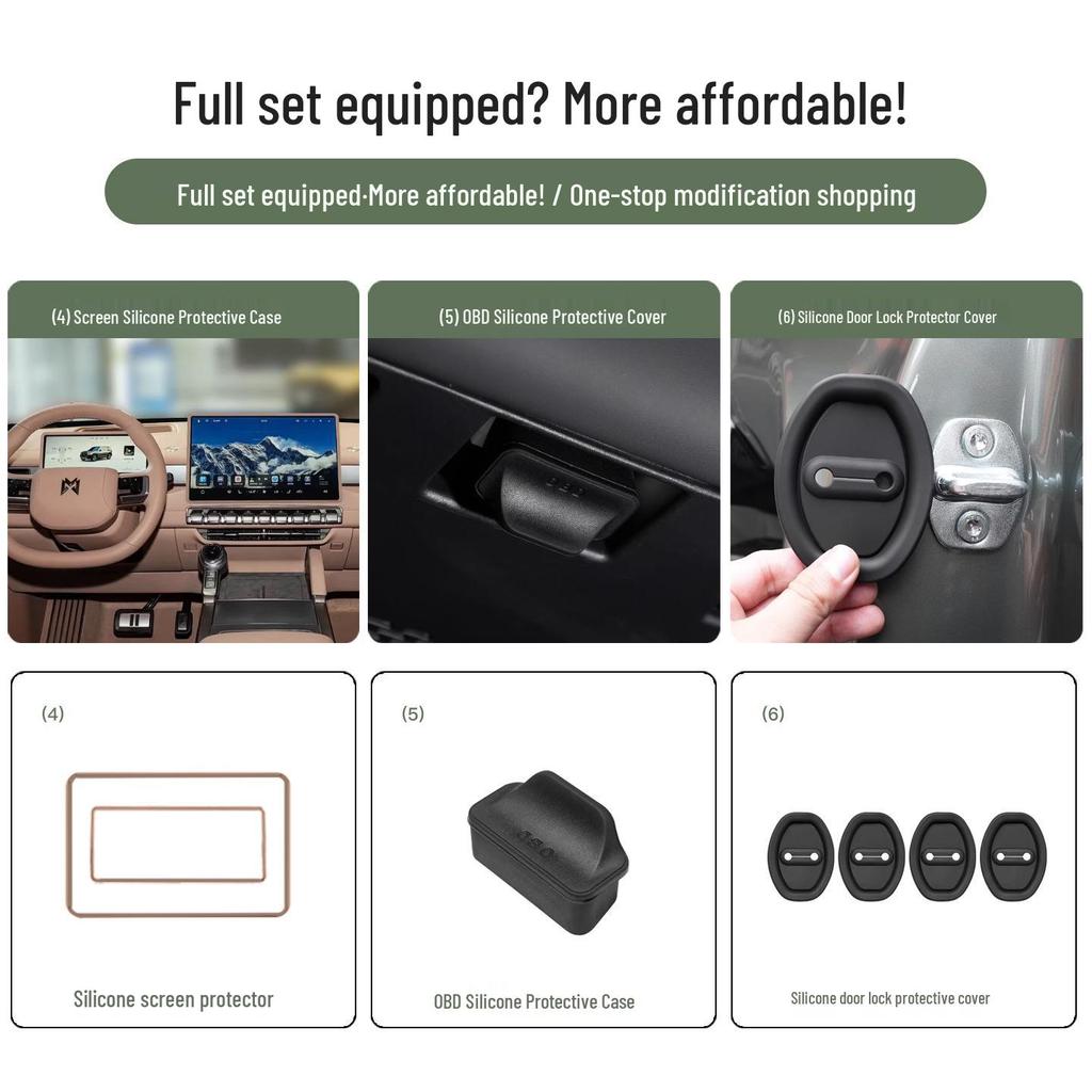 Dongfeng Mengshi M817 Wireless Charging Silicone Pad Cup Holder