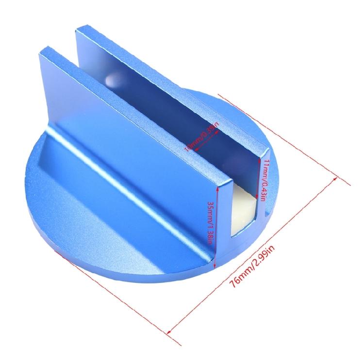 Adaptador de Trilho de Estrutura de Base Magnética com Fenda de Alumínio para Macaco de Piso com Apoio Lateral para Solda de Dobra Acessórios Automotivos