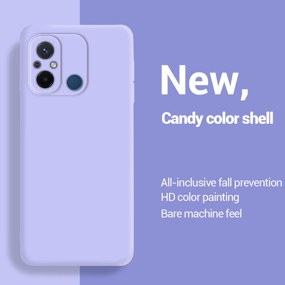 For Xiaomi Redmi 12C Case Matte Silicone Back Cover For Xiaomi Redmi 12C 12 C Phone Cases For Redmi 12C Fundas Coque