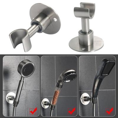 Soporte para cabezal de ducha, soporte de ducha ajustable montado en la pared, cabezal de ducha autoadhesivo, soporte de mano, accesorios de baño