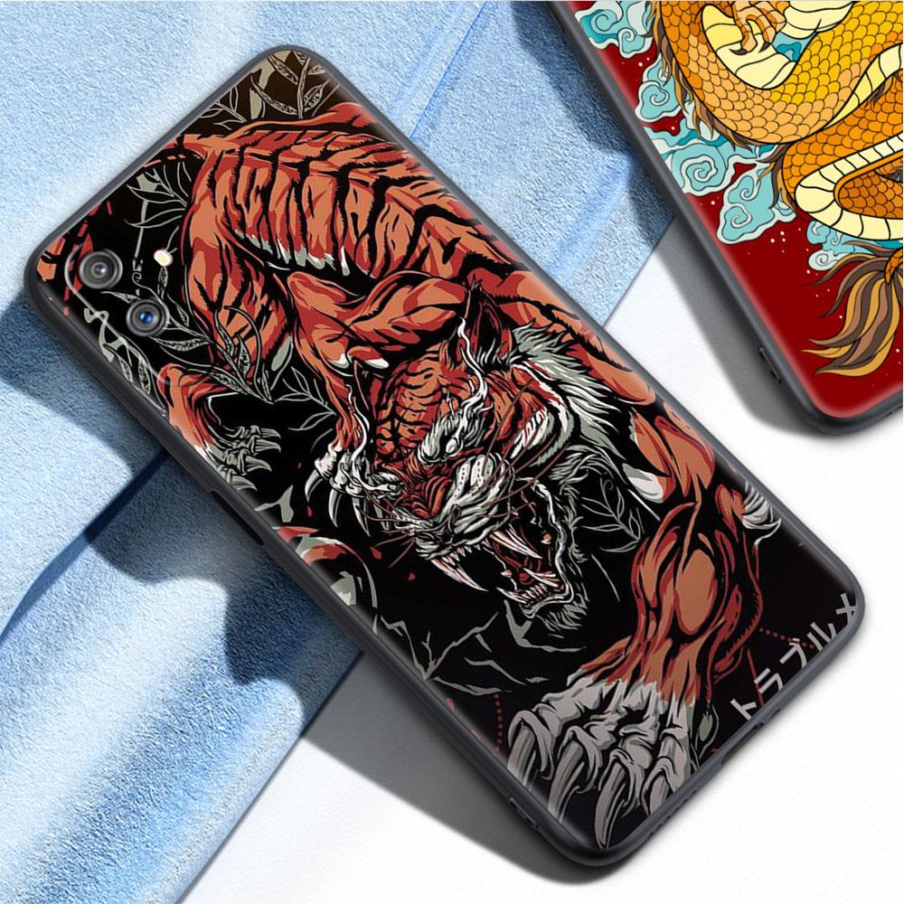 Case For Realme 8 C21y GT Neo 2 3 8i C21 7 C11 6 C12 C35 C3 GT 9 Pro C12 Silicone TPU Phone Cover Animal Dragon