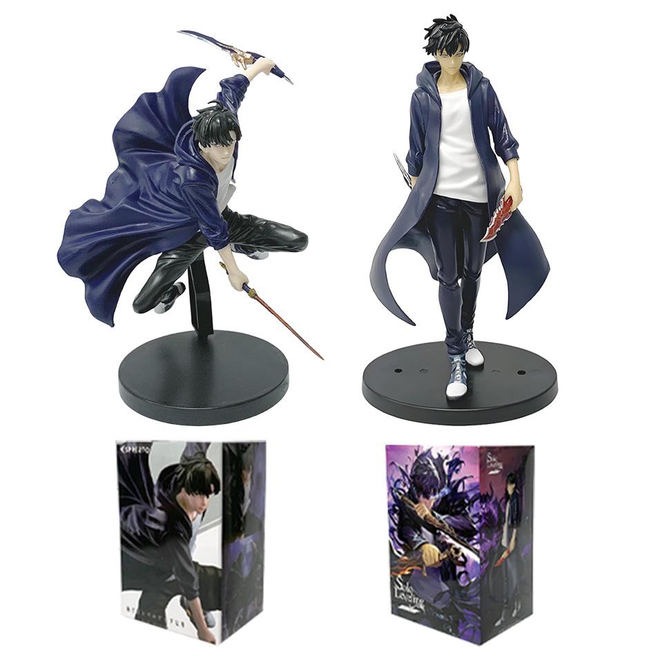 In Stock Solo Leveling (Anime Version) Figure -Sung Jinwoo Action Figure 21cm PVC Collect Model Figure Display Anime Merchandis