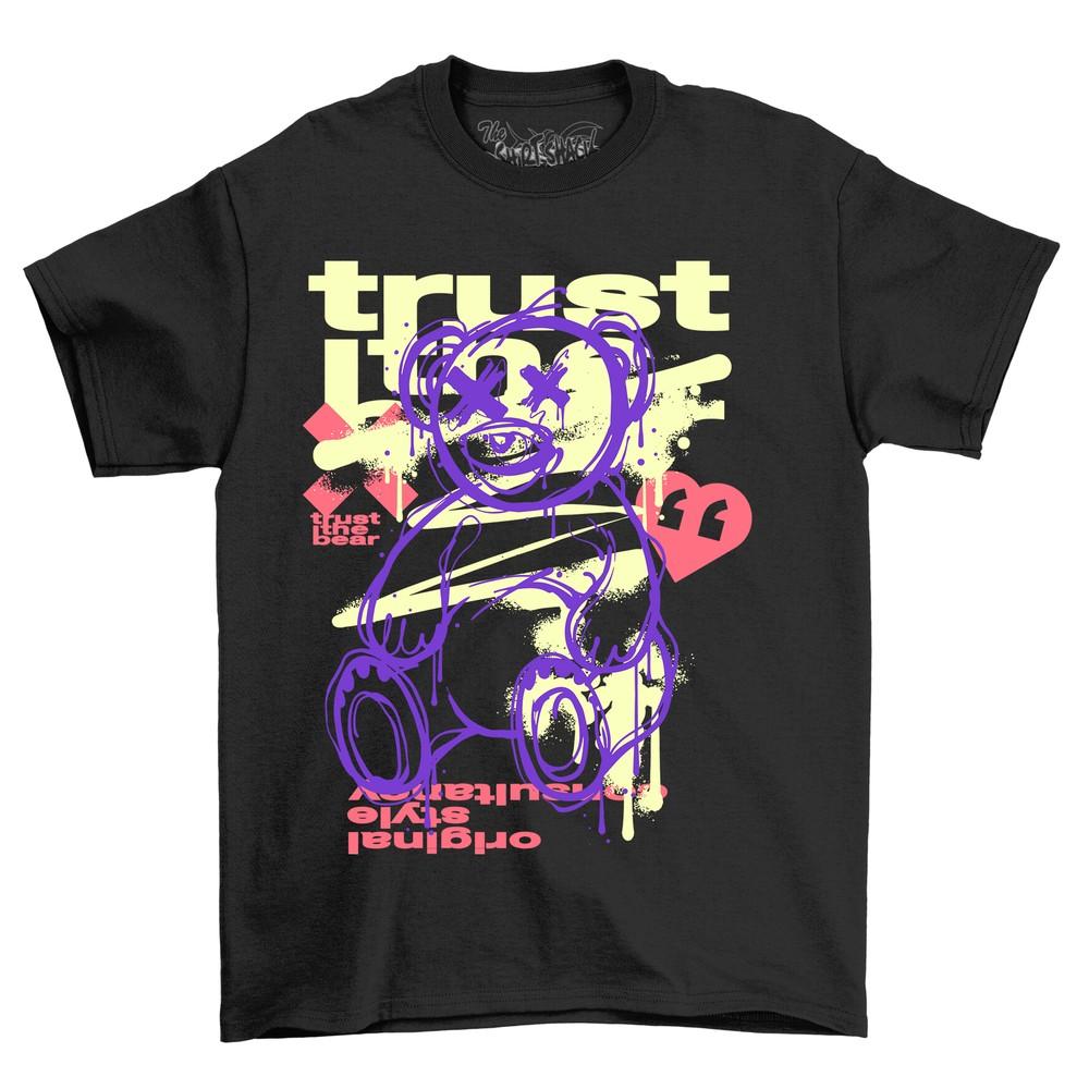 'Bearstreet2-0 4'' Funny Teddy Bear T-Shirt - Unbearably Cute! 100% Cotton, Unisex