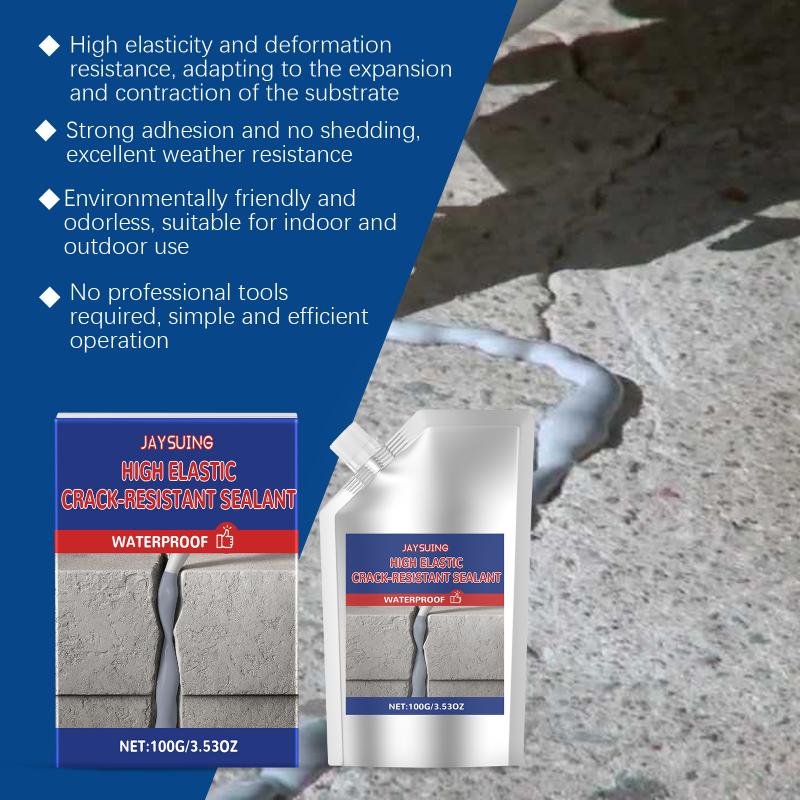 Scellant étanche pour fissures de béton Jaysuing, Pour sceller les fissures de carrelage étanches et résistantes à l'usure et scellant étanche