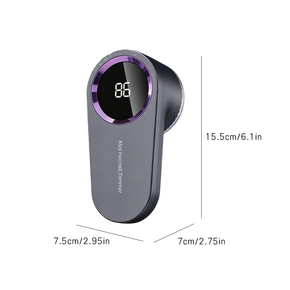 USB Rechargeable Portable Lint Remover LED Display Electric Sweater Shaver Clothes Fabric Hair Ball Trimmer Tools for Household