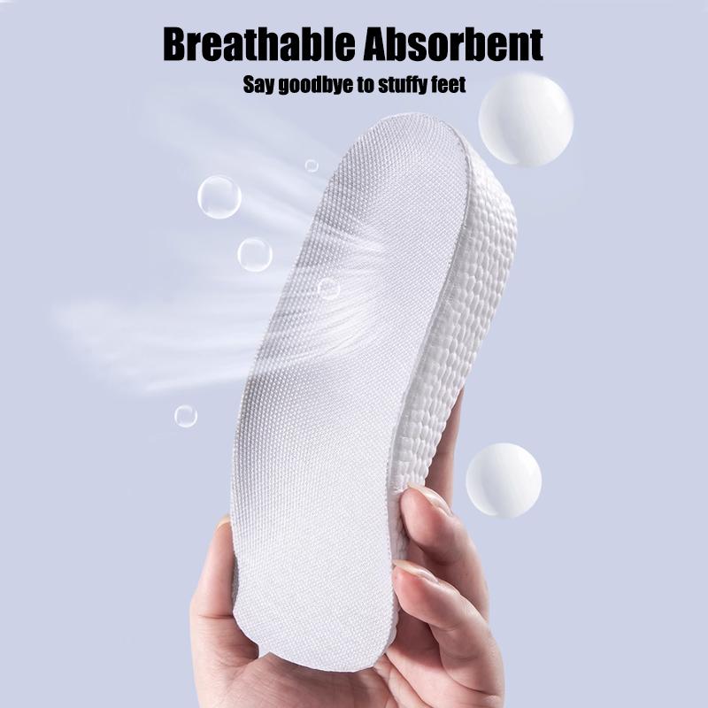 Height Increase Insoles for Shoes Men Women Orthopedic Insoles Sport Arch Support Heel Lift Shoe Pad Taller Memory Foam Template