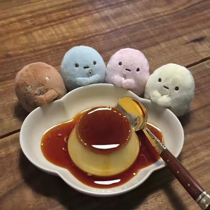 Cross Border Plush Corner Bio Four-color Round Cartoon Cute Plush Doll, Classmate Friend Birthday Gift