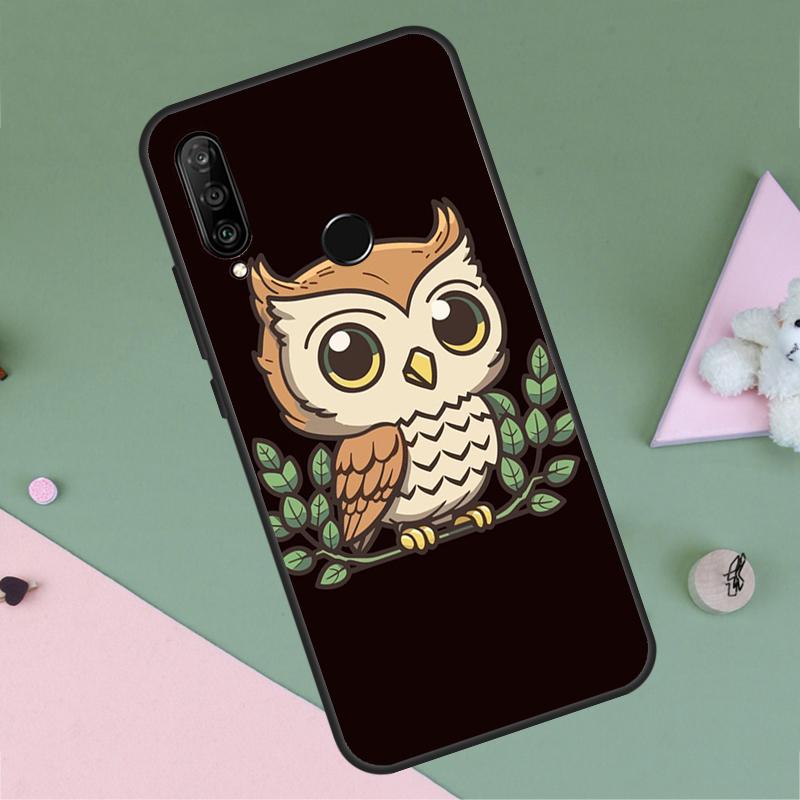 

Cartoon Owl For Huawei Nova 9 10 SE Y91 Y61 Y90 Y70 Y60 Y72 12s 12i 11i 7i 8i P60 Pro P30 P40 Lite Case Huawei P60 Pro