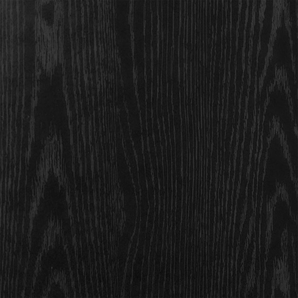 Wardrobe with Doors Black Oak Effect 90 X 52 X 200 Cm