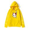 Mens Anime Hoodie Inspired By Demon Slayer Kamado Tanjirou Print Loose Fit Cotton Blend Winter Casual Sweatshirt