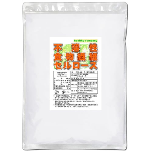 Domestically produced cellulose (insoluble dietary fiber) 400g