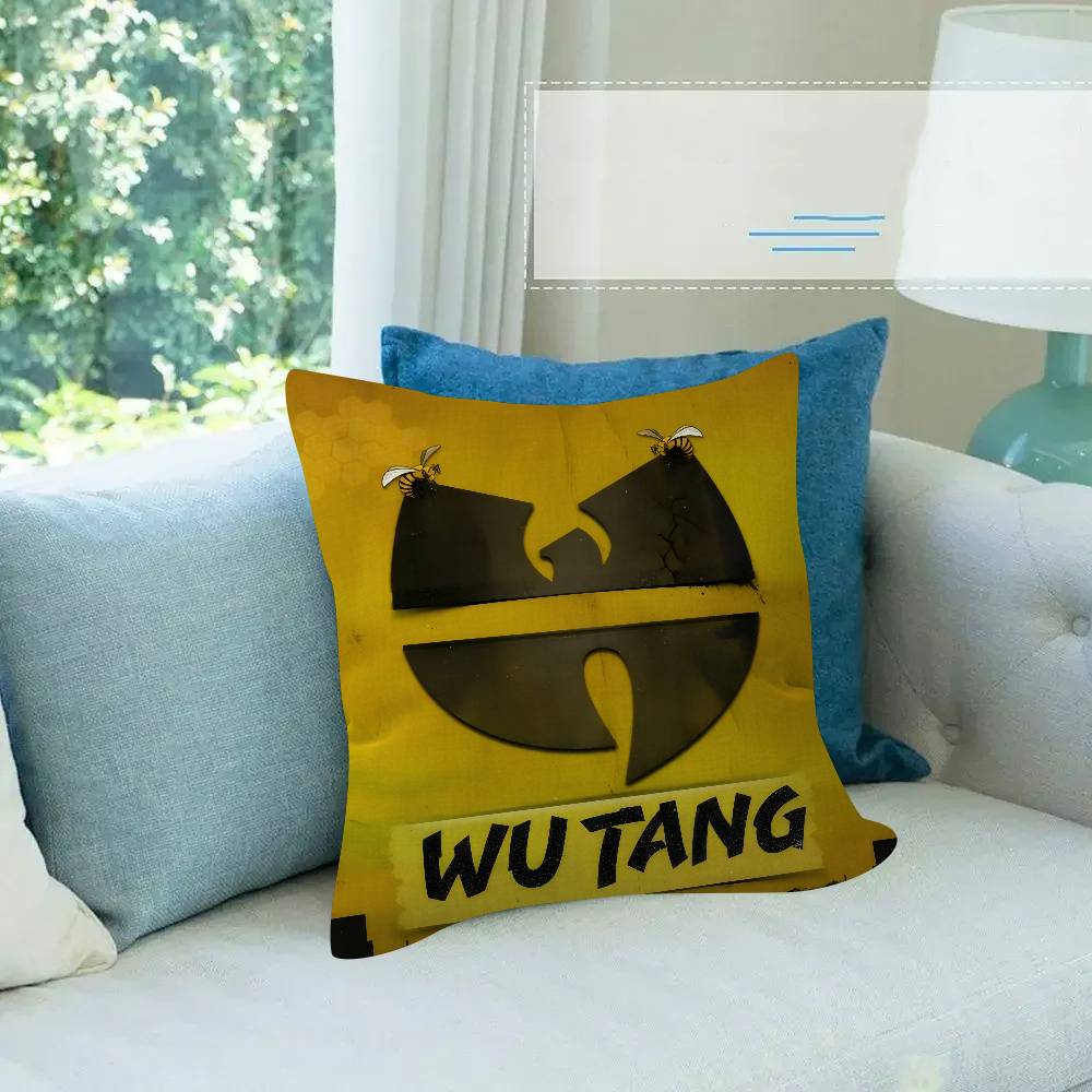 Anime Wu Logo T-Tang Clan Personalized Pillow Cover Kids Bedroom Wild Party Decor Pillowcase Kid Birthday Shower Gift