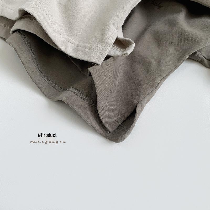 Trendy Kids' Hooded Sweatshirts: 2025 Spring Korean-Style Long-Sleeve T-Shirts for Boys & Girls