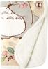[Marushin] Half Blanket, Leaves and Nuts, Approx. 140 X 100 Cm