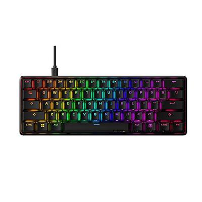 HyperX Alloy Origins 60 Kompakt RGB Mekanisk Gaming Tastatur med 60% Layout, HyperX Switches og 2 Års Producentgaranti (HKBO1S-RB-US/G) (