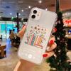Vintage Books Music Player Pattern Clear Phone Case For iPhone 11 12 13 14 15 16 17 Pro Max Air 14 15 Plus XS X XR Soft Cover