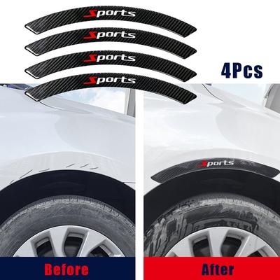 4x Autocollant Sourcil de Roue de Voiture Anti-collision Décalcomanie Décorative Bandes Protectrices Anti-rayures pour Voiture Autocollants Bandes Sourcils Auto
