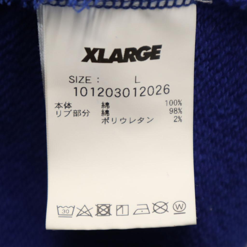 XLARGE Back print Keith Long sleeve Sweatshirts L blue Keith Men's Used