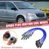 6 Pcs Spark Plug Wire Ignition Coil Cable No.05019593AA for Chrysler Pacifica