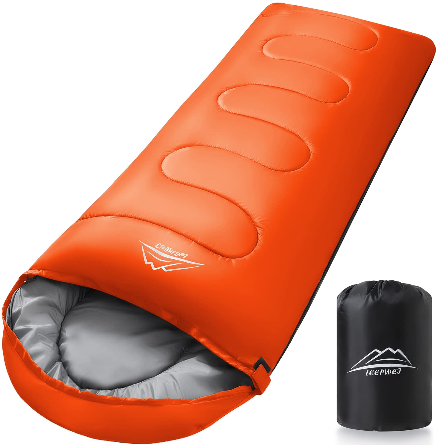 

LEEPWEI Спальный мешок для автомобиля на открытом воздухе и для экстренных ситуаций. Полностью поддерживает комфорт. Подходит для и включает сумку для хранения. Сумка, конвертного типа, легкая,
