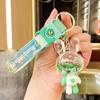 Creative Rabbit Heart Keychain Bottle Pendant - Couple Gift Claw Machine Doll