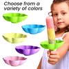 Reusable Ice Cream Rack Silicone Popsicle Stand Set Ice Cream Rack Portable Snack Holder Reusable Dual for Kids